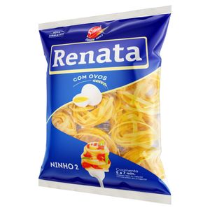 Macarrão de Sêmola com Ovos Ninho 2 Renata Pacote 500g