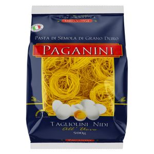 Macarrão de Sêmola com Ovos Grano Duro Tagliolini Nidi Paganini Pacote 500g