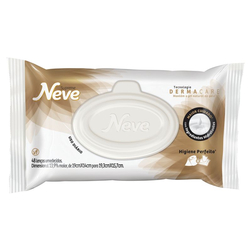 lenco_umedecido_neve_dermacare_supreme_48_unidades