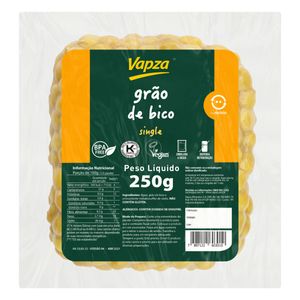 Grão-de-Bico Cozido no Vapor Vapza Pacote 250g