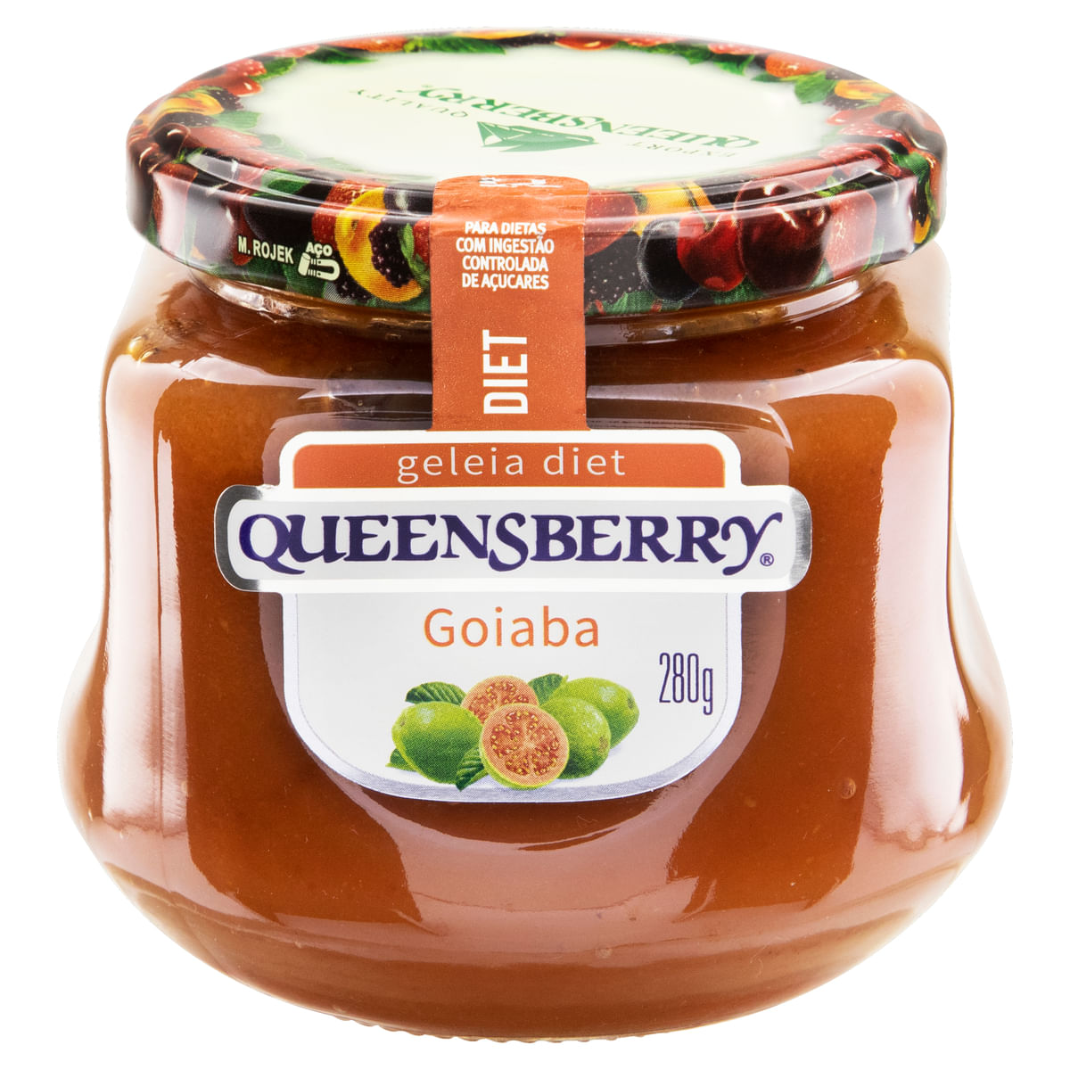 Geleia Morango Diet Queensberry Vidro 280g - giassi - Giassi