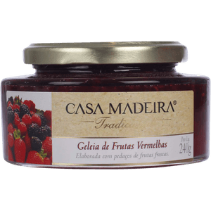 Geleia Casa Madeira Frutas Vermelhas 240g