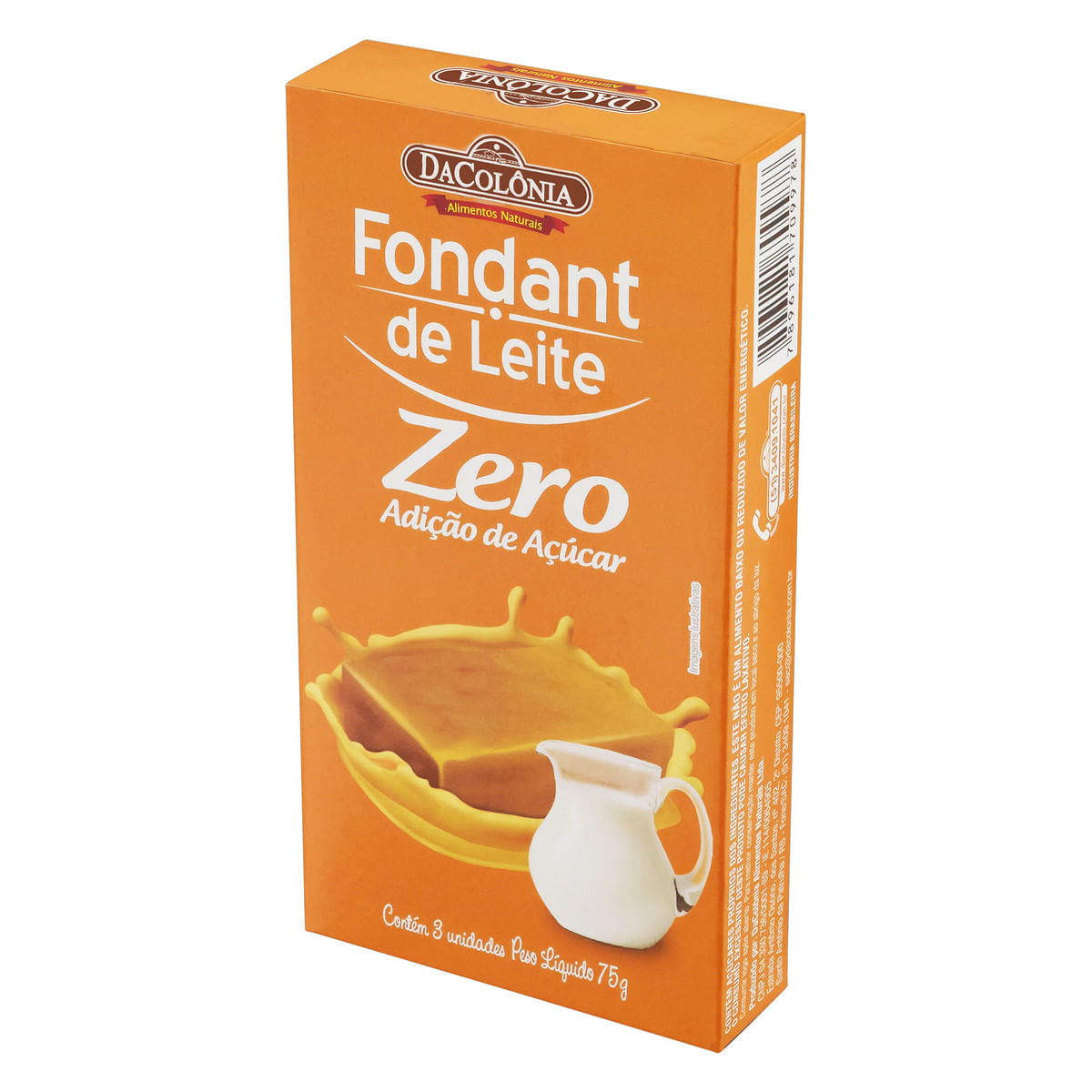 Fondant de Leite DaColônia Caixa 75g 3 Um