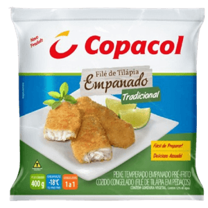 Filé de Tilápia Empanado Tradicional