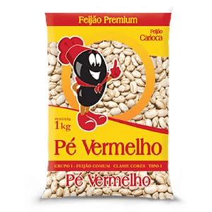 Feijão Pé Vermelho Carioca  1KG