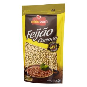 Feijão Carioca Tipo 1 Caldo Bom Premium Pouch 1kg