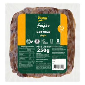 Feijão Carioca Cozido no Vapor Vapza Pacote 250g