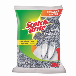 Esponja Prateada Scotch Brite 1 Unidade