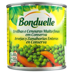 Ervilha e Cenoura em Conserva Bonduelle Lata 265g