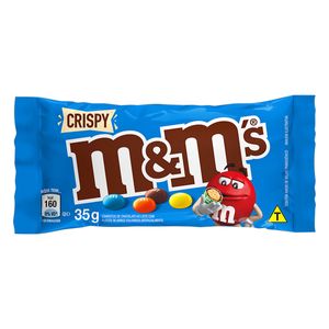 Confeitos M&M Crispy Chocolate ao Leite 35g