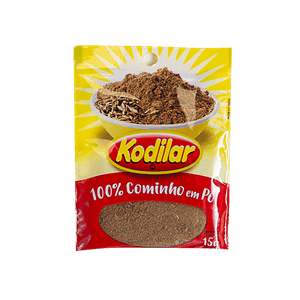 Cominho Kodilar Pó Pacote 15 g