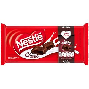 Chocolate Classic Meio Amargo Nestlé 90g
