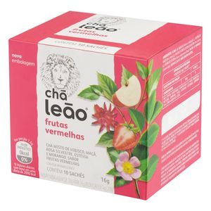Chá Leão Frutas Vermelhas 10 Unidades