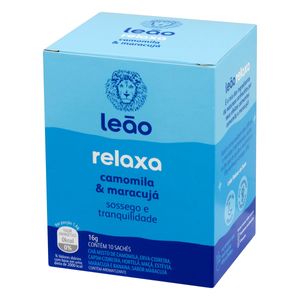 Chá Leão Camomila e Maracujá Relaxa Caixa 16g