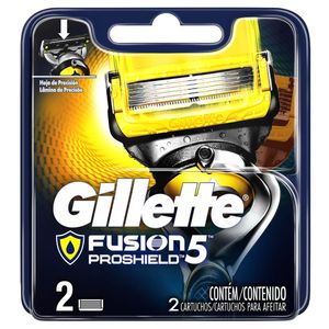Carga de Aparelho para Barbear Gillette Fusion Proshield 2 Unidades