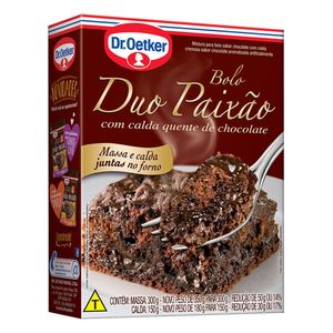 Bolo Dr.Oetker Duo Paixao Chocolate 350 g