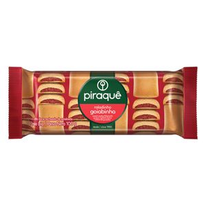 Biscoito Piraquê Roladinho Recheio Goiabinha Pacote 75g