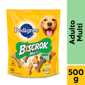Petisco Para Cães Adultos Pedigree Biscrok Multi Pouch 500g