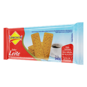 Biscoito Leite Diet Zero Lactose Lowçucar Pacote 115g