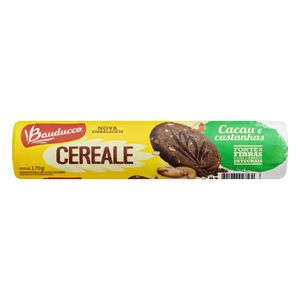 Biscoito Integral Bauducco Cereale Cacau e Castanha 170g