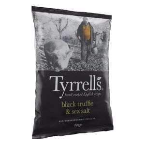 Batata Frita com Sal Marinho e Trufa Preta Tyrrells Pacote 150g