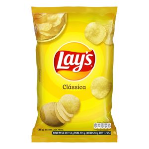 Batata Chips Lays Clássica 135g
