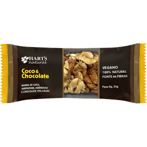 Barra Nuts Coco e Chocolate Harts 35gr