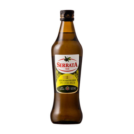 Azeite Português de Oliva Extra Virgem Serrata Vidro 500ml