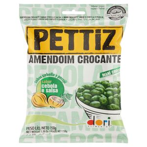 Amendoim Pettiz Crocante Cebola e salsa Pacote 150g
