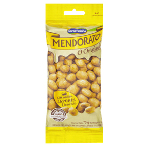 Amendoim Japonês Dourado Mendorato Pacote 70g