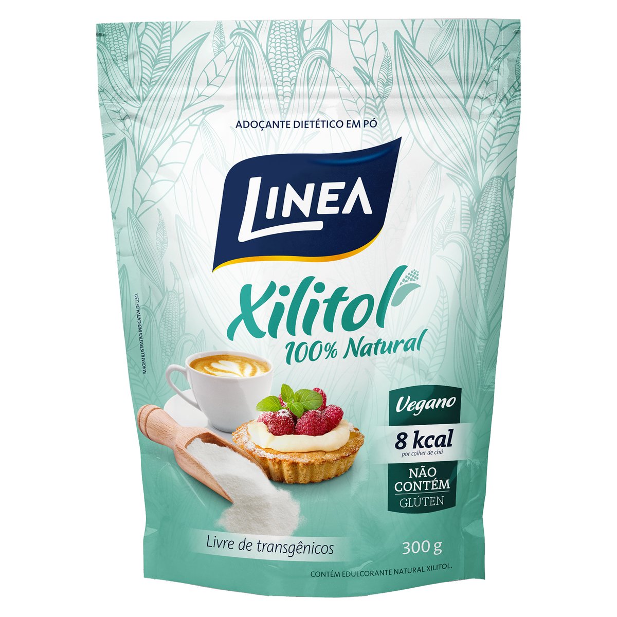 Adoçante em Pó Xilitol Linea Sachê 300g