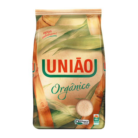 Açúcar Cristal Orgânico União Pacote 1Kg