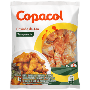 Coxinha Da Asa Copacol Temperada 1kg