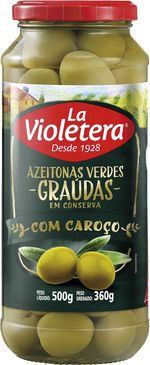 Azeitona-La-Violetera-Verde-Premium-360g