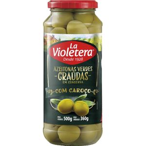 Azeitona La Violetera Verde Premium 360g