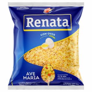 Macarrão de Sêmola com Ovos Ave Maria Renata Pacote 500g