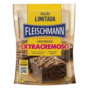 Mistura para Bolo Extra Cremoso Chocomousse Fleischmann  390g