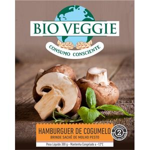 Hambúrguer Bio Veggie Cogumelo 300g