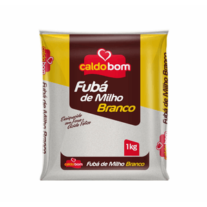 Fubá de Milho Branco Caldo Bom 1kg