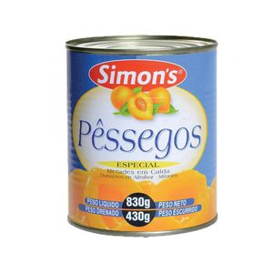Pêssego em Calda Metades Simons 400g