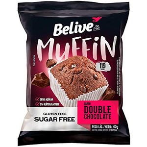Bolinho Belive Muffin Double Chocolate 40g