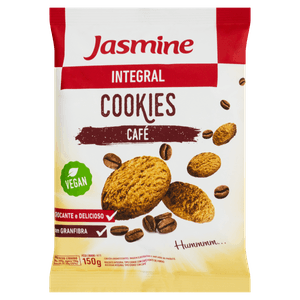 Biscoito Cookie Integral Café Jasmine Pacote 150g