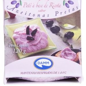 Creme de Ricota com Azeitonas Pretas 120g