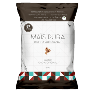 Pipoca Artesanal Maïs Pura Cacau 150g