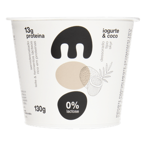 IOGURTE MOO TIPO SKYR 2% GORDURA ZERO LACTOSE COCO POTE 130G