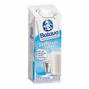 Leite Longa Vida Desnatado Batavo 1L