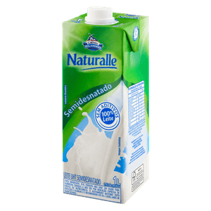 Leite Semidesnatado Naturalle  1L