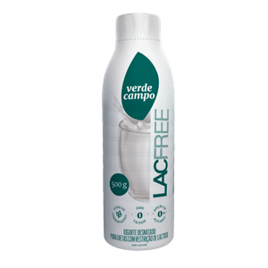 Iogurte Desnatado Zero Lactose Verde Campo Lacfree Garrafa 500g