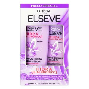 Kit Loréal Paris Shampoo 375ml + Condicionador 170ml Hidra Hialurônico Unidade