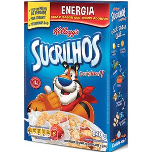 CEREAL MATINAL ORIGINAL KELLOGGS SUCRILHOS CAIXA 240G